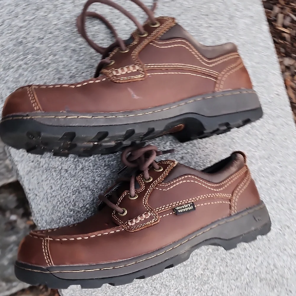 Irish Setter 3874 Waterproof Oxford Men's Brown Leather Shoes Size 8